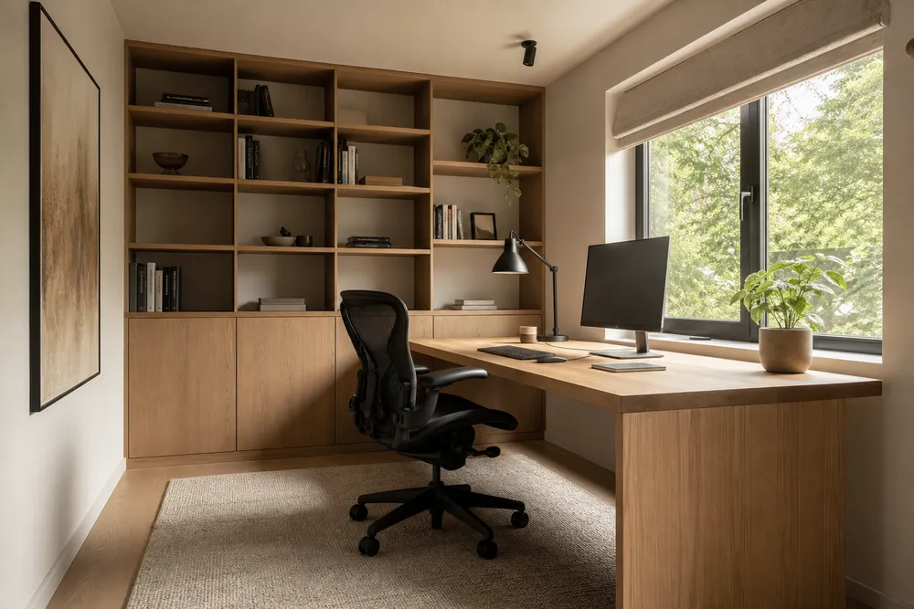 Werkplek interieur